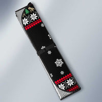Give Your Heart Bulldog Christmas Auto Sun Shade Xmas Holiday Patterns - Wonder Print Shop
