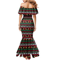Give Your Heart Bulldog Christmas Family Matching Mermaid Dress and Hawaiian Shirt Xmas Holiday Patterns - Wonder Print Shop