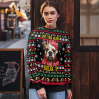 Give Your Heart Bulldog Christmas Ugly Christmas Sweater Xmas Holiday Patterns - Wonder Print Shop