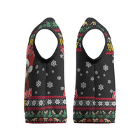 Give Your Heart Bulldog Christmas Knitted V-Neck Vest Xmas Holiday Patterns - Wonder Print Shop