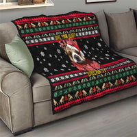 Give Your Heart Bulldog Christmas Quilt Xmas Holiday Patterns - Wonder Print Shop