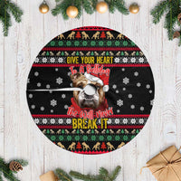 Give Your Heart Bulldog Christmas Tree Skirt Xmas Holiday Patterns - Wonder Print Shop