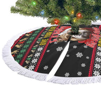 Give Your Heart Bulldog Christmas Tree Skirt Xmas Holiday Patterns - Wonder Print Shop