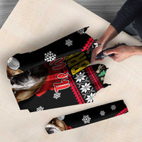 Give Your Heart Bulldog Christmas Umbrella Xmas Holiday Patterns - Wonder Print Shop