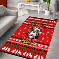 Give Your Heart Pitbull Dog Christmas Area Rug Xmas Holiday Patterns - Wonder Print Shop