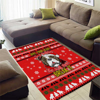 Give Your Heart Pitbull Dog Christmas Area Rug Xmas Holiday Patterns - Wonder Print Shop