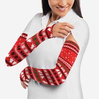 Give Your Heart Pitbull Dog Christmas Arm Sleeves Xmas Holiday Patterns - Wonder Print Shop