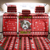 Give Your Heart Pitbull Dog Christmas Back Car Seat Cover Xmas Holiday Patterns - Wonder Print Shop