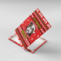 Give Your Heart Pitbull Dog Christmas Canvas Wall Art Xmas Holiday Patterns - Wonder Print Shop