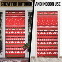 Give Your Heart Pitbull Dog Christmas Door Cover Xmas Holiday Patterns - Wonder Print Shop