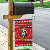 Give Your Heart Pitbull Dog Christmas Garden Flag Xmas Holiday Patterns - Wonder Print Shop