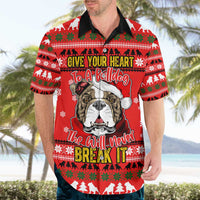 Give Your Heart Pitbull Dog Christmas Hawaiian Shirt Xmas Holiday Patterns - Wonder Print Shop