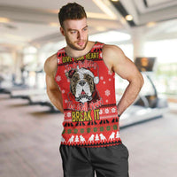 Give Your Heart Pitbull Dog Christmas Men Tank Top Xmas Holiday Patterns - Wonder Print Shop