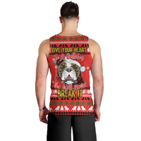 Give Your Heart Pitbull Dog Christmas Men Tank Top Xmas Holiday Patterns - Wonder Print Shop