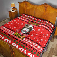 Give Your Heart Pitbull Dog Christmas Quilt Xmas Holiday Patterns - Wonder Print Shop