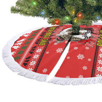 Give Your Heart Pitbull Dog Christmas Tree Skirt Xmas Holiday Patterns - Wonder Print Shop