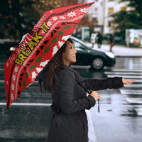 Give Your Heart Pitbull Dog Christmas Umbrella Xmas Holiday Patterns - Wonder Print Shop