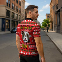 Give Your Heart Pitbull Dog Christmas Zipper Polo Shirt Xmas Holiday Patterns - Wonder Print Shop