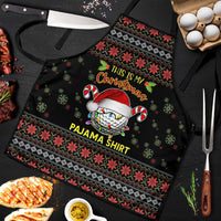 Golf Pajama Christmas Apron Xmas Holiday Patterns - Wonder Print Shop