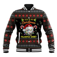 Golf Pajama Christmas Baseball Jacket Xmas Holiday Patterns - Wonder Print Shop
