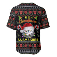 Golf Pajama Christmas Baseball Jersey Xmas Holiday Patterns - Wonder Print Shop