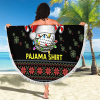 Golf Pajama Christmas Beach Blanket Xmas Holiday Patterns - Wonder Print Shop