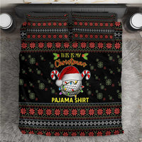 Golf Pajama Christmas Bedding Set Xmas Holiday Patterns - Wonder Print Shop