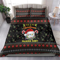 Golf Pajama Christmas Bedding Set Xmas Holiday Patterns - Wonder Print Shop