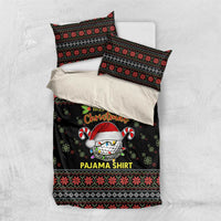 Golf Pajama Christmas Bedding Set Xmas Holiday Patterns - Wonder Print Shop