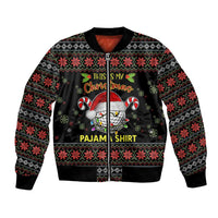 Golf Pajama Christmas Bomber Jacket Xmas Holiday Patterns - Wonder Print Shop