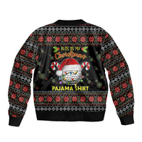 Golf Pajama Christmas Bomber Jacket Xmas Holiday Patterns - Wonder Print Shop