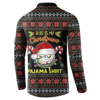 Golf Pajama Christmas Button Sweatshirt Xmas Holiday Patterns - Wonder Print Shop
