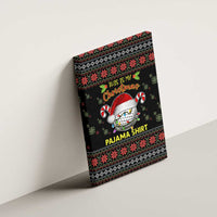 Golf Pajama Christmas Canvas Wall Art Xmas Holiday Patterns - Wonder Print Shop