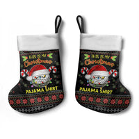 Golf Pajama Christmas Stocking Xmas Holiday Patterns - Wonder Print Shop