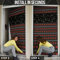 Golf Pajama Christmas Door Cover Xmas Holiday Patterns - Wonder Print Shop
