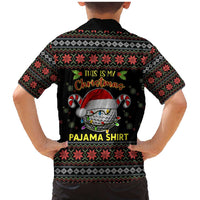 Golf Pajama Christmas Family Matching Mermaid Dress and Hawaiian Shirt Xmas Holiday Patterns - Wonder Print Shop