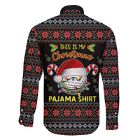 Golf Pajama Christmas Family Matching Off The Shoulder Long Sleeve Dress and Hawaiian Shirt Xmas Holiday Patterns - Wonder Print Shop