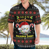 Golf Pajama Christmas Hawaiian Shirt Xmas Holiday Patterns - Wonder Print Shop