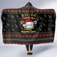 Golf Pajama Christmas Hooded Blanket Xmas Holiday Patterns - Wonder Print Shop
