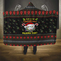 Golf Pajama Christmas Hooded Blanket Xmas Holiday Patterns - Wonder Print Shop
