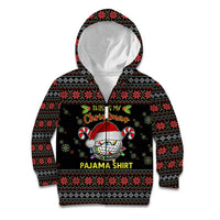 Golf Pajama Christmas Kid Hoodie Xmas Holiday Patterns - Wonder Print Shop