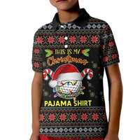 Golf Pajama Christmas Kid Polo Shirt Xmas Holiday Patterns - Wonder Print Shop