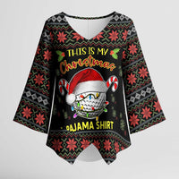 Golf Pajama Christmas Kimono Sleeve Blouse Xmas Holiday Patterns - Wonder Print Shop