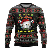 Golf Pajama Christmas Ugly Christmas Sweater Xmas Holiday Patterns - Wonder Print Shop