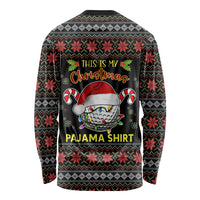 Golf Pajama Christmas Long Sleeve Shirt Xmas Holiday Patterns - Wonder Print Shop