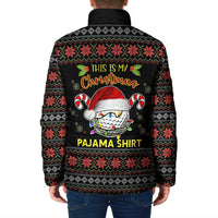 Golf Pajama Christmas Padded Jacket Xmas Holiday Patterns - Wonder Print Shop