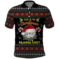 Golf Pajama Christmas Polo Shirt Xmas Holiday Patterns - Wonder Print Shop
