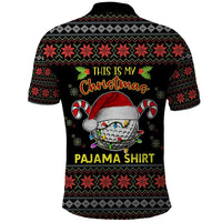 Golf Pajama Christmas Polo Shirt Xmas Holiday Patterns - Wonder Print Shop