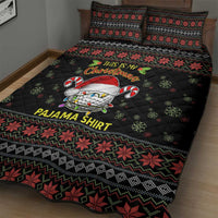 Golf Pajama Christmas Quilt Bed Set Xmas Holiday Patterns - Wonder Print Shop