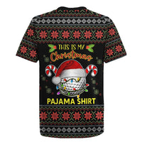 Golf Pajama Christmas Rugby Jersey Xmas Holiday Patterns - Wonder Print Shop